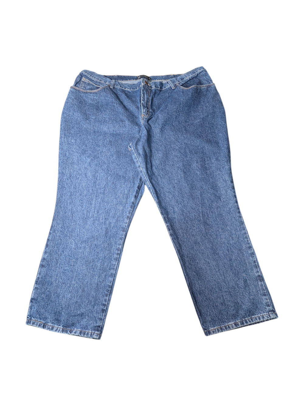 Women's - Lee Relaxed Fit - 1889 Blue Jeans - Size 24w Petite - EUC